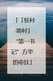「驻村·助村」“第一书记”方华的牵挂