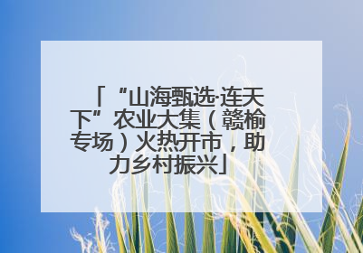 “山海甄选·连天下”农业大集（赣榆专场）火热开市，助力乡村振兴