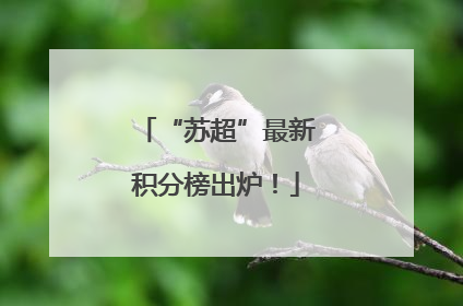 “苏超”最新积分榜出炉！