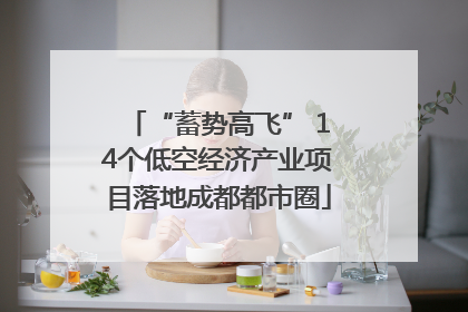 “蓄势高飞” 14个低空经济产业项目落地成都都市圈
