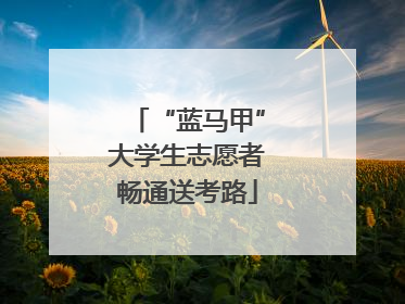 “蓝马甲”大学生志愿者畅通送考路