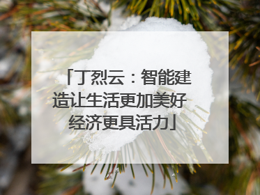 丁烈云：智能建造让生活更加美好 经济更具活力