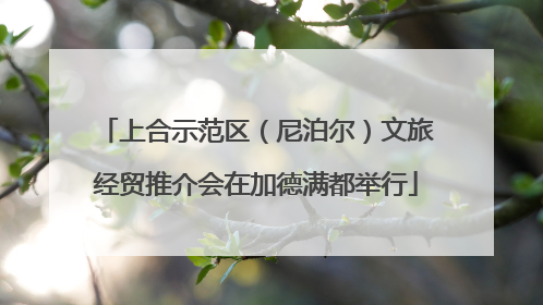 上合示范区（尼泊尔）文旅经贸推介会在加德满都举行