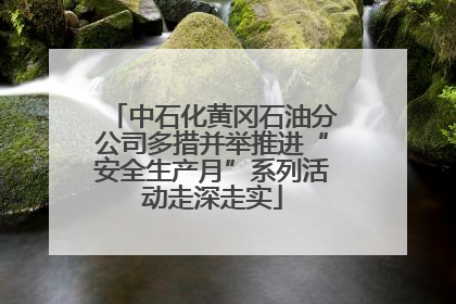 中石化黄冈石油分公司多措并举推进“安全生产月”系列活动走深走实