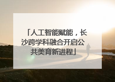 人工智能赋能，长沙跨学科融合开启公共美育新进程