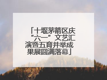 十堰茅箭区庆“六一”文艺汇演暨五育并举成果展圆满落幕