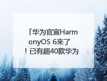 华为官宣HarmonyOS 6来了！已有超40款华为终端搭载鸿蒙5，开发者突破800万