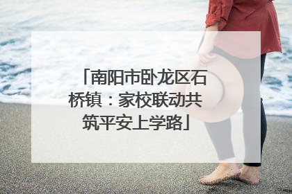 南阳市卧龙区石桥镇：家校联动共筑平安上学路