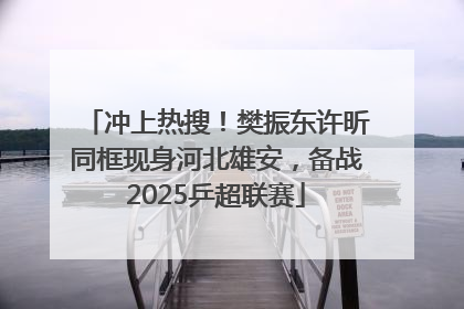 冲上热搜！樊振东许昕同框现身河北雄安，备战2025乒超联赛