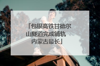 包银高铁甘德尔山隧道完成铺轨 内蒙古最长