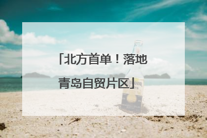 北方首单！落地青岛自贸片区