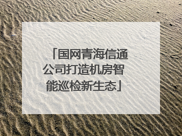 国网青海信通公司打造机房智能巡检新生态