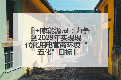 国家能源局：力争到2029年实现现代化用电营商环境“五化”目标