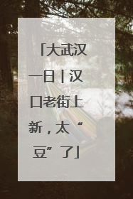 大武汉一日︱汉口老街上新，太“豆”了