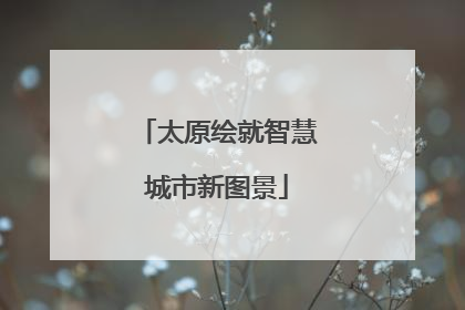 太原绘就智慧城市新图景