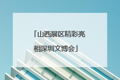 山西展区精彩亮相深圳文博会