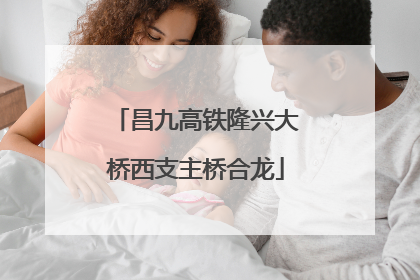 昌九高铁隆兴大桥西支主桥合龙
