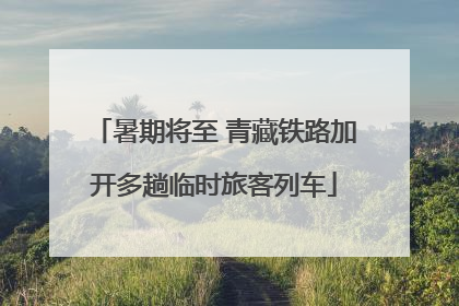 暑期将至 青藏铁路加开多趟临时旅客列车