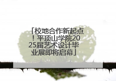 校地合作新起点！平顶山学院2025届艺术设计毕业展即将启幕