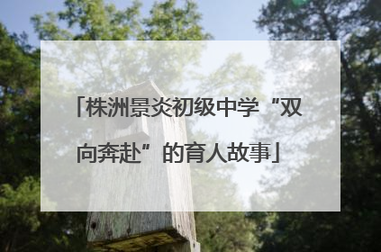 株洲景炎初级中学“双向奔赴”的育人故事
