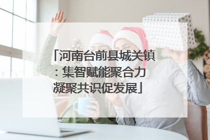 河南台前县城关镇：集智赋能聚合力 凝聚共识促发展