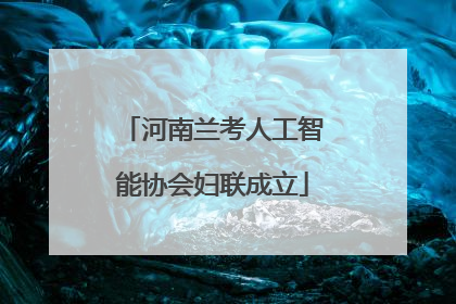 河南兰考人工智能协会妇联成立
