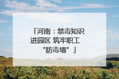 河南：禁毒知识进园区 筑牢职工“防毒墙”