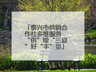 泰兴市供销合作社多维服务 “供”绘“三夏”好“丰”景
