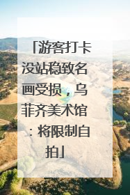 游客打卡没站稳致名画受损，乌菲齐美术馆：将限制自拍