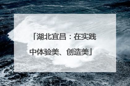 湖北宜昌：在实践中体验美、创造美