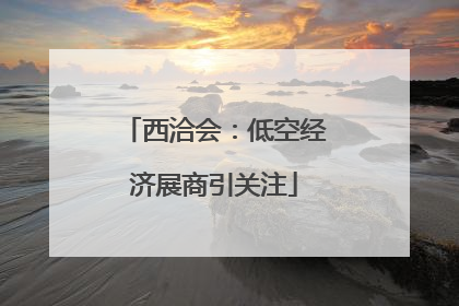 西洽会：低空经济展商引关注