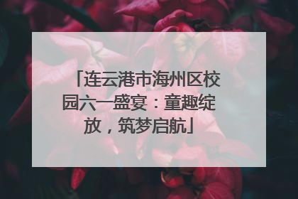 连云港市海州区校园六一盛宴：童趣绽放，筑梦启航
