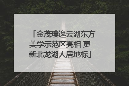 金茂璞逸云湖东方美学示范区亮相 更新北龙湖人居地标
