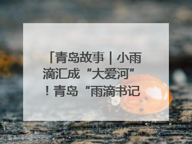 青岛故事｜小雨滴汇成“大爱河”！青岛“雨滴书记”的1000场公益长跑路