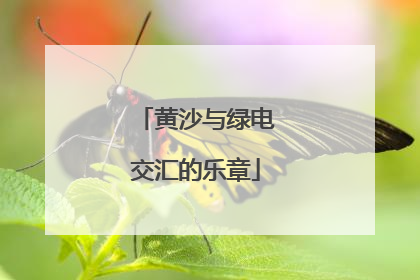黄沙与绿电交汇的乐章