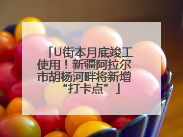 U街本月底竣工使用！新疆阿拉尔市胡杨河畔将新增“打卡点”